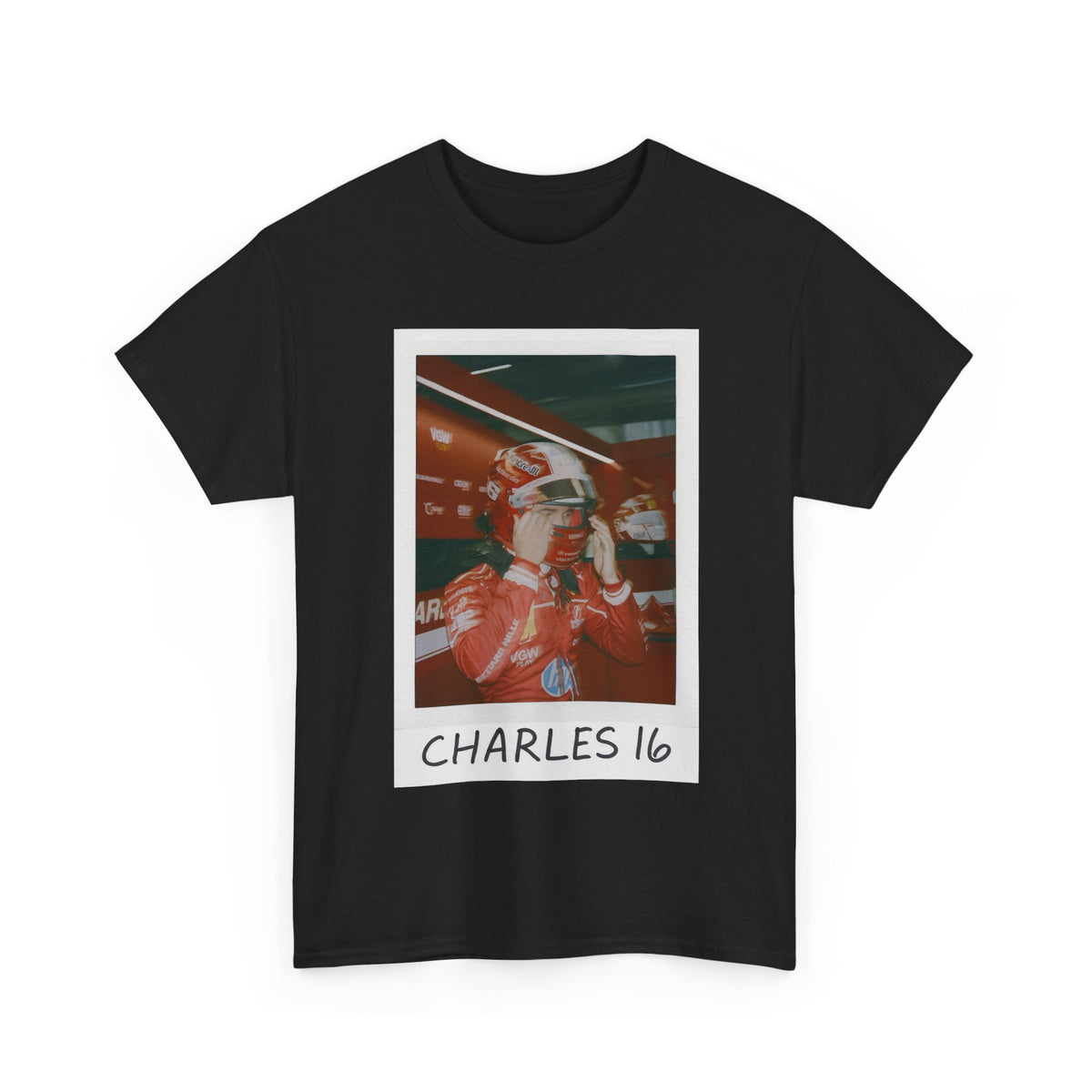 Charles Leclerc 16 F1 Polaroid T-Shirt