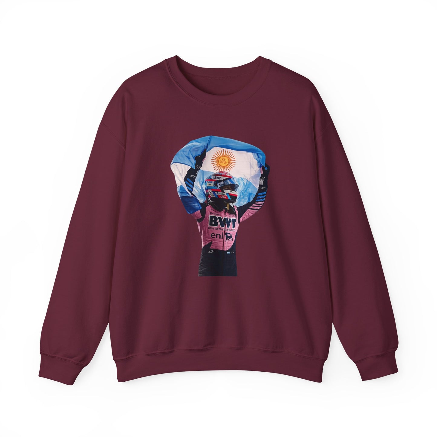 Franco Colapinto With Argentinian Flag Crewneck Sweatshirt
