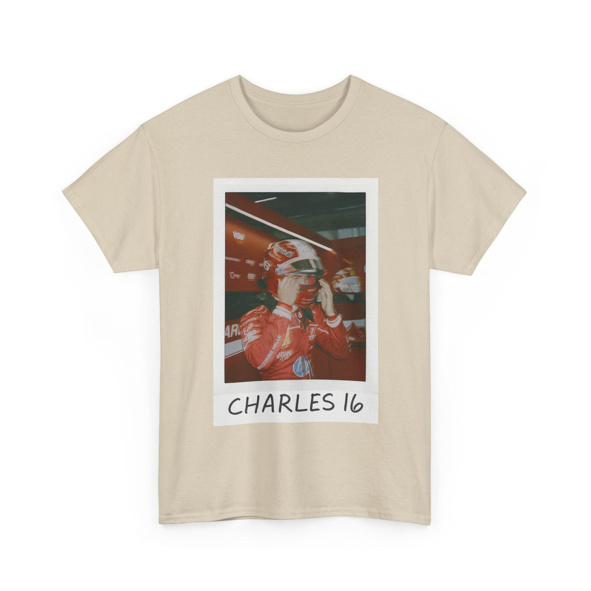 Charles Leclerc 16 F1 Polaroid T-Shirt