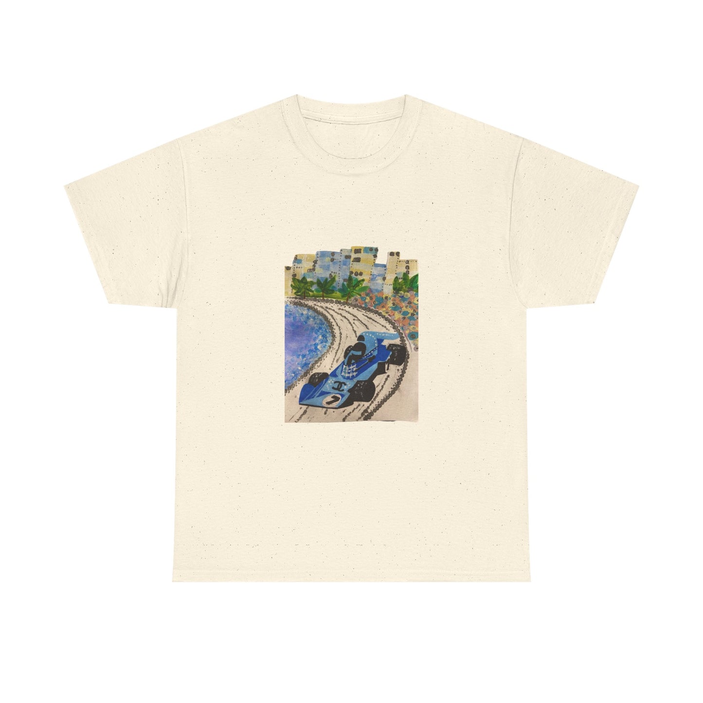 Retro tričko F1 Monako | Ilustrace Vintage Beach Drive