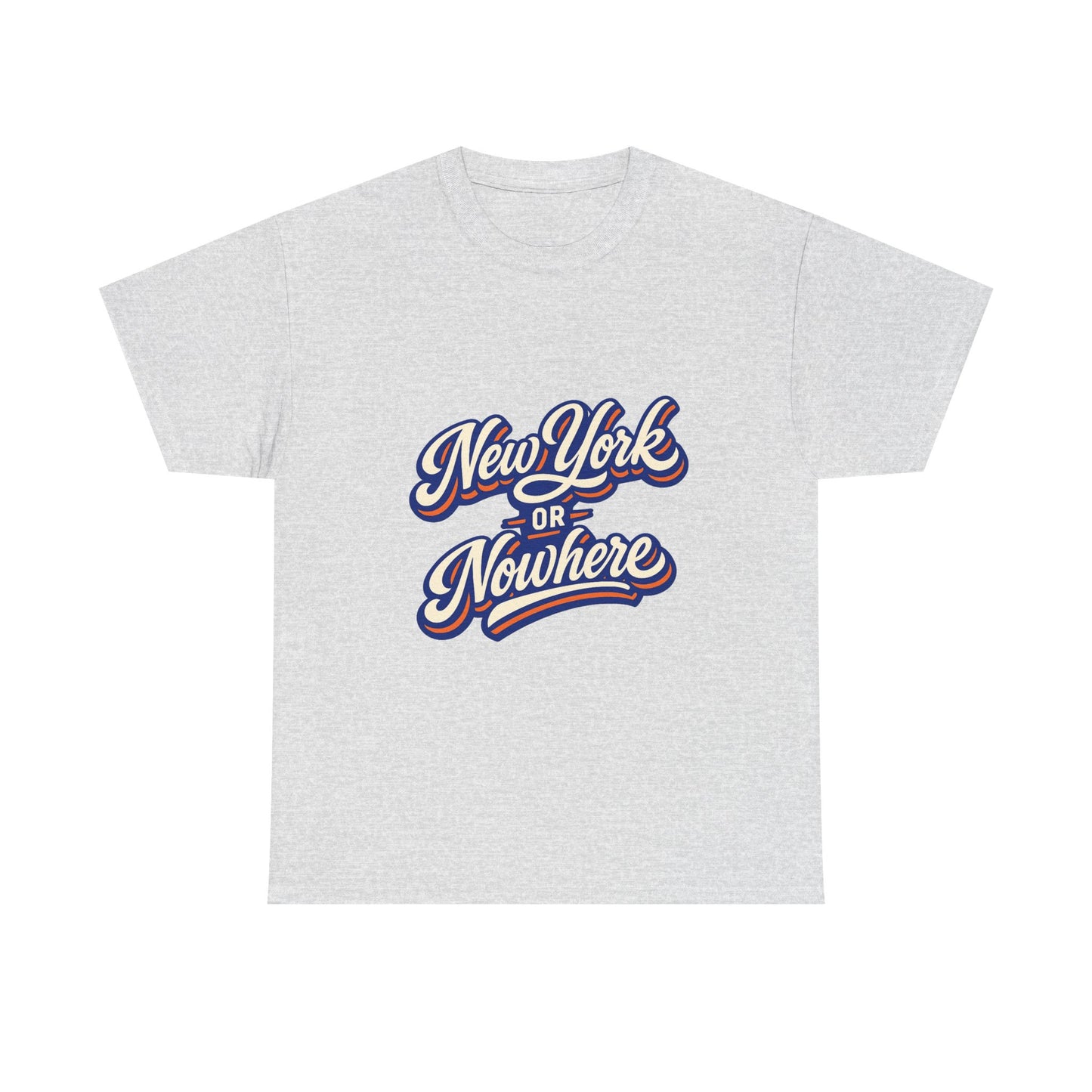 New York or Nowhere T-Shirt | Vintage Script NYC Tee