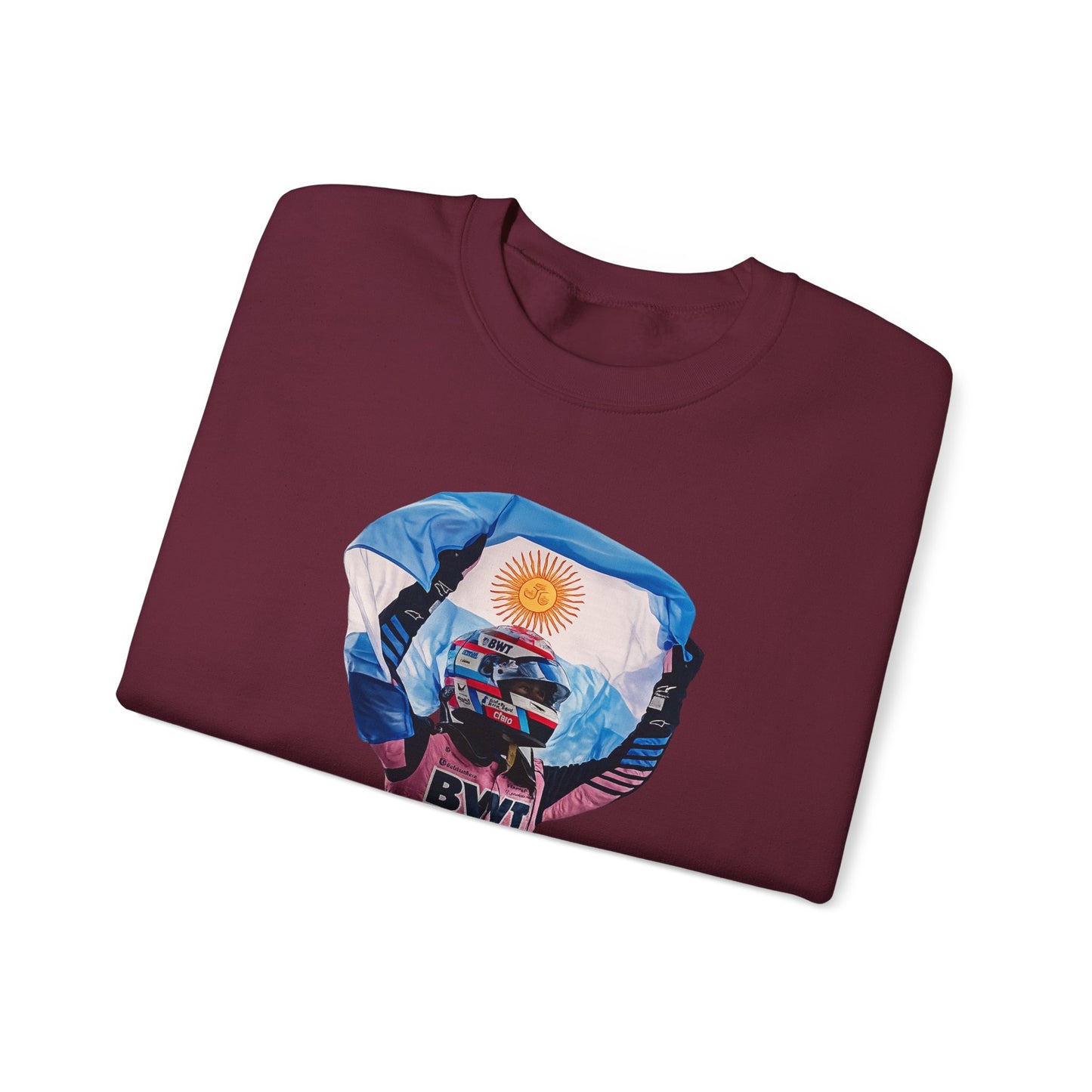 Franco Colapinto With Argentinian Flag Crewneck Sweatshirt
