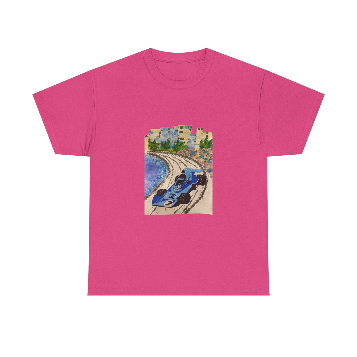 Retro tričko F1 Monako | Ilustrace Vintage Beach Drive