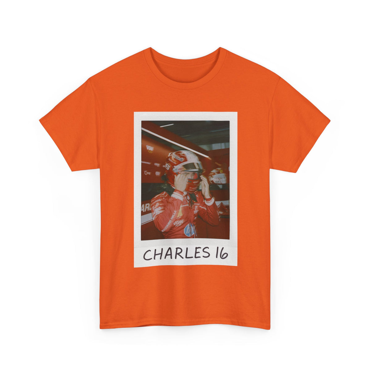 Charles Leclerc 16 F1 Polaroid T-Shirt