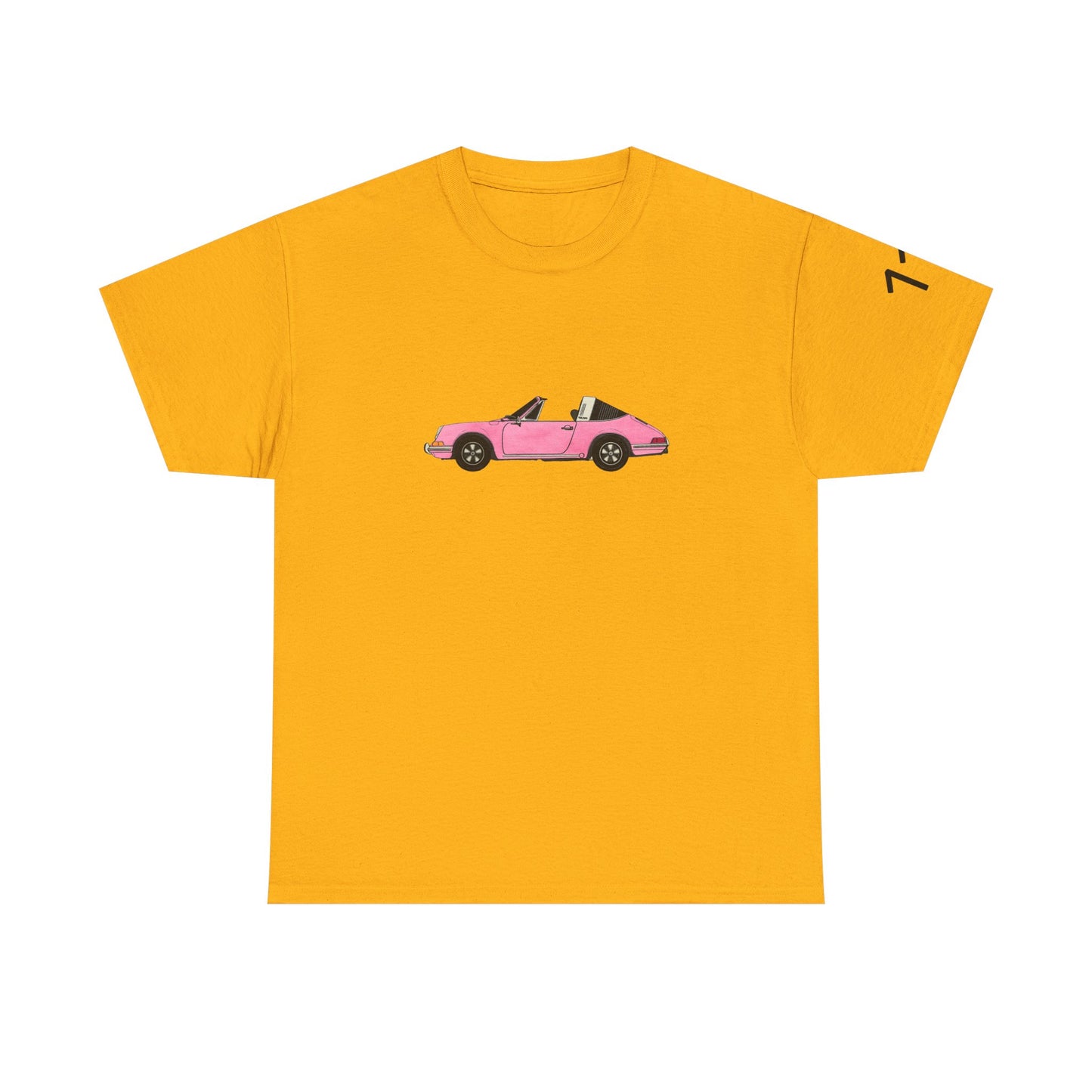 Classic Pink Convertible Car Tee
