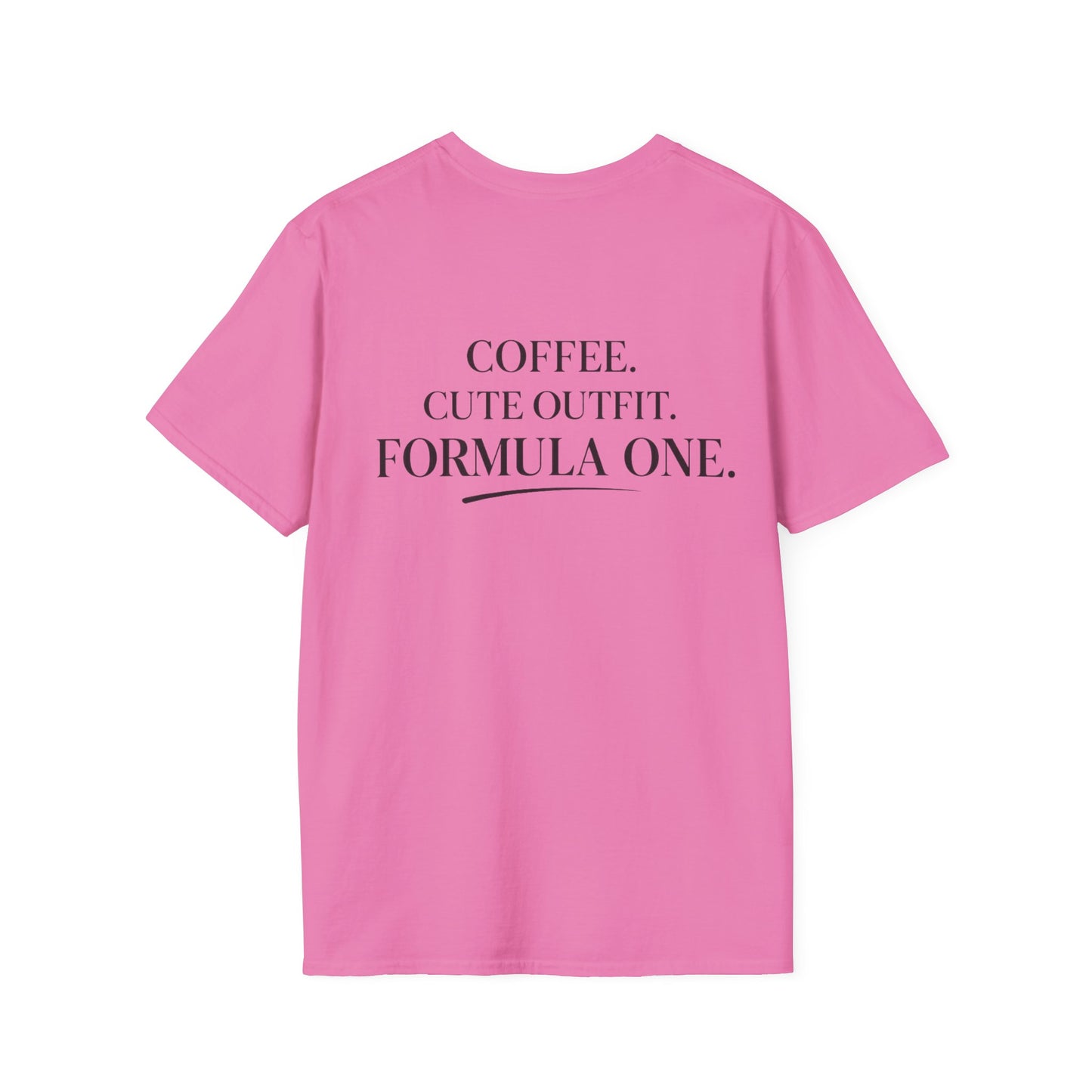 Coffe Cute Outfit Formula One Tee
