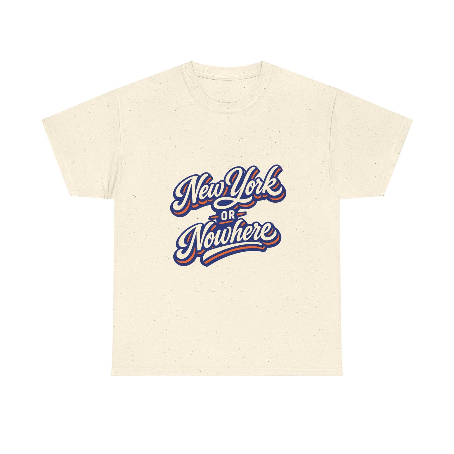 New York or Nowhere T-Shirt | Vintage Script NYC Tee