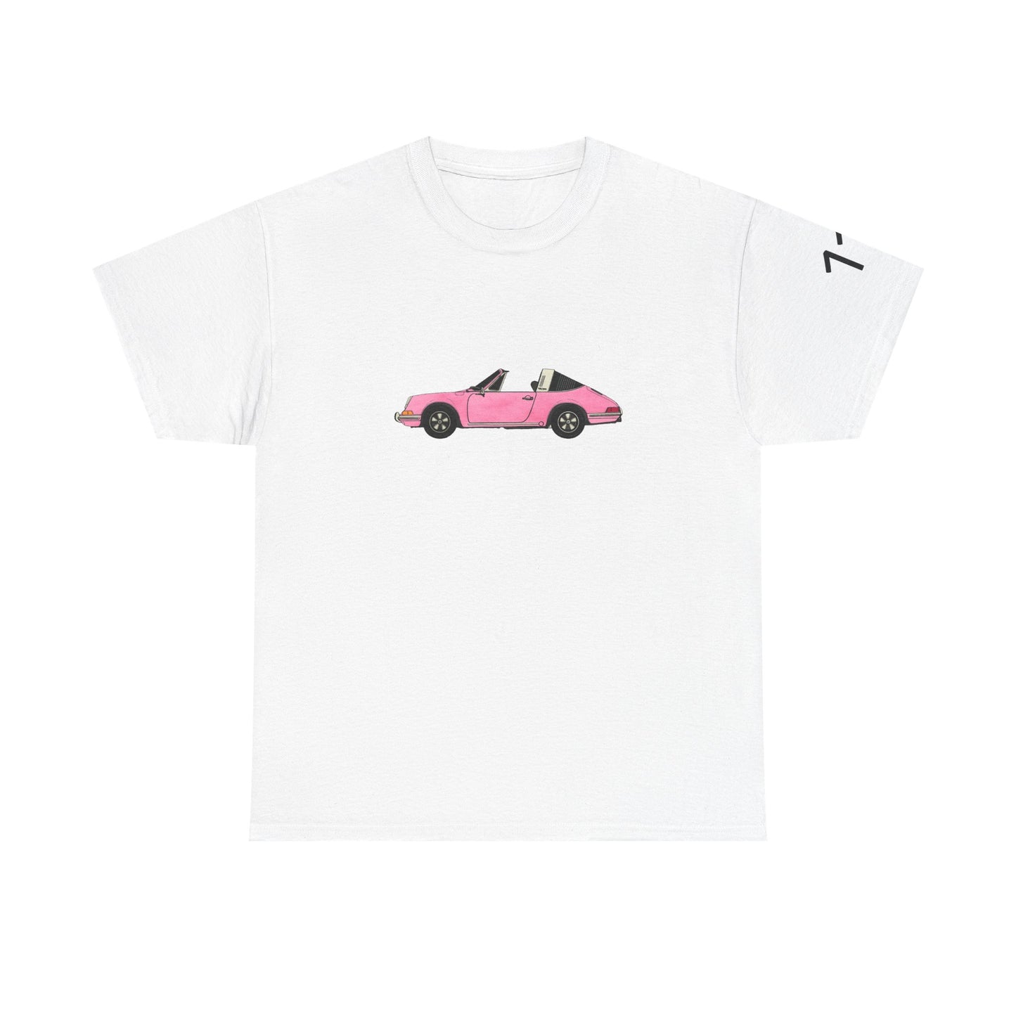 Classic Pink Convertible Car Tee