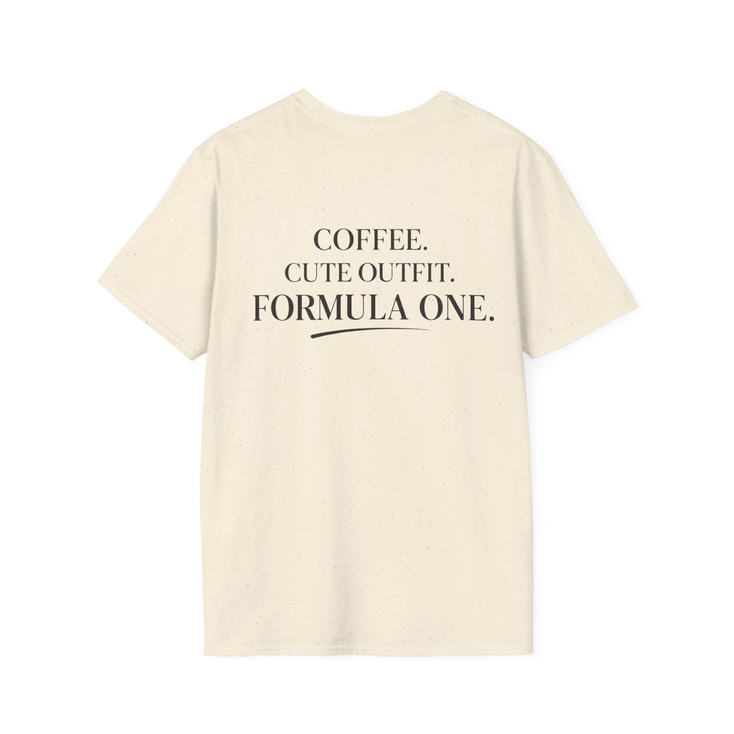 Coffe Cute Outfit Formula One Tee