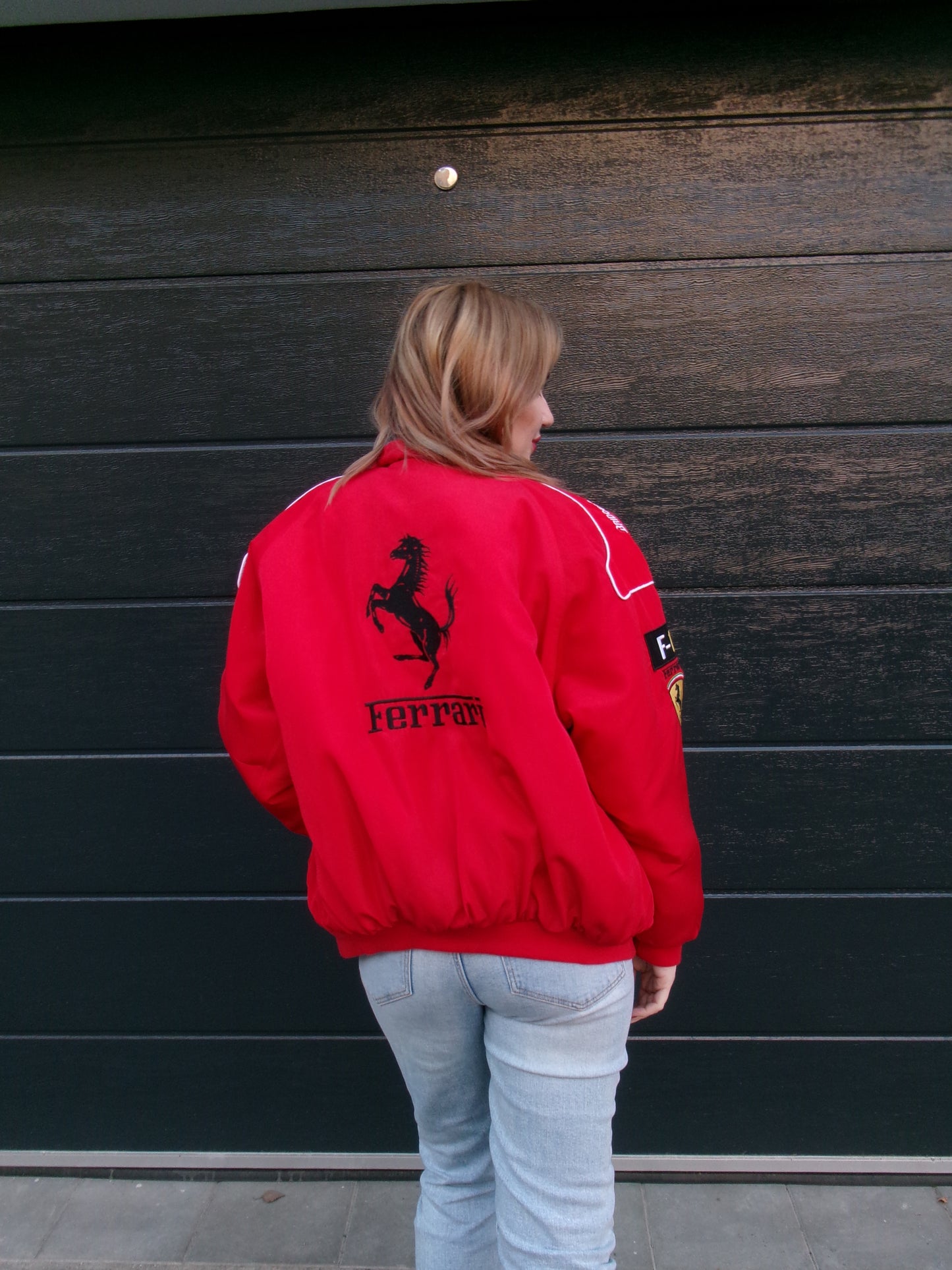 Vintage Ferrari Bomber Jacket