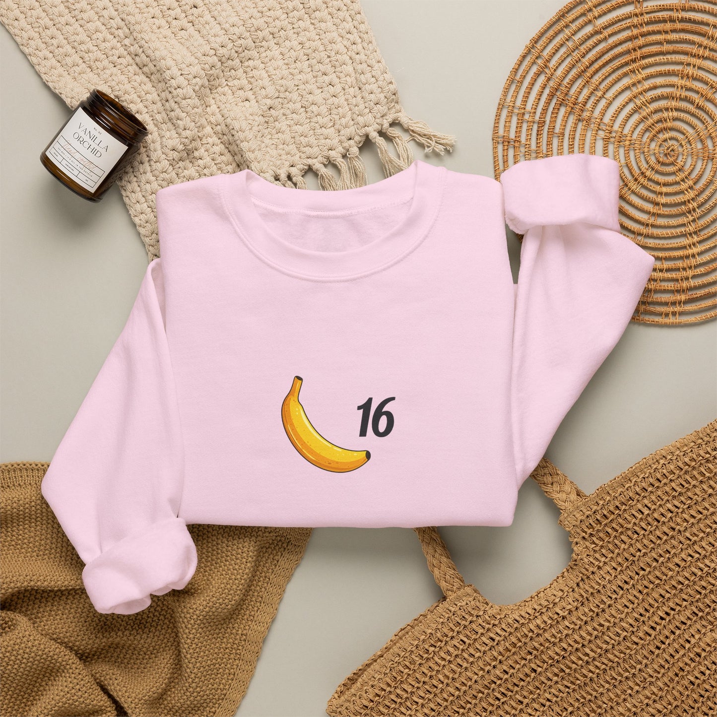 Banana 16 Crewneck Charles Leclerc Inspired Sweatshirt