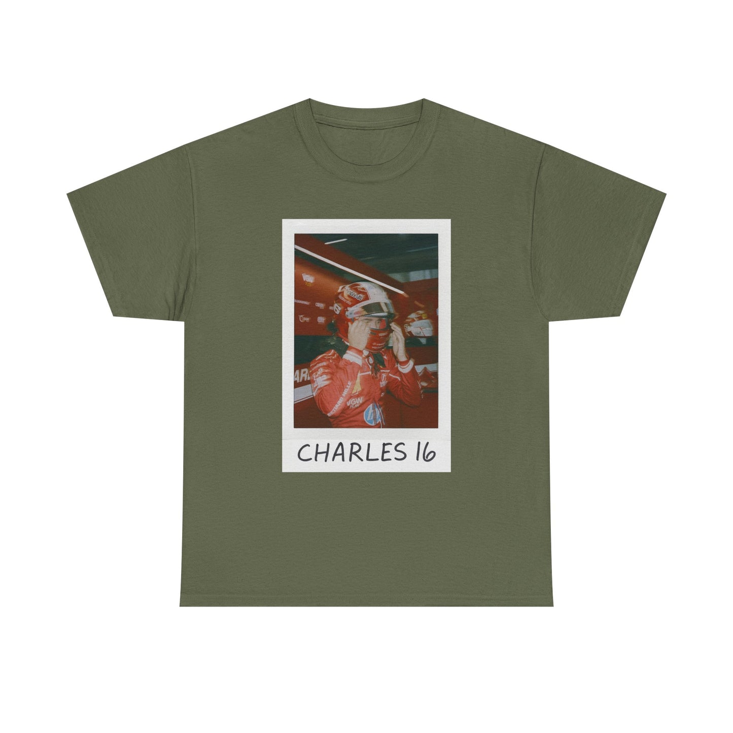 Charles Leclerc 16 F1 Polaroid T-Shirt