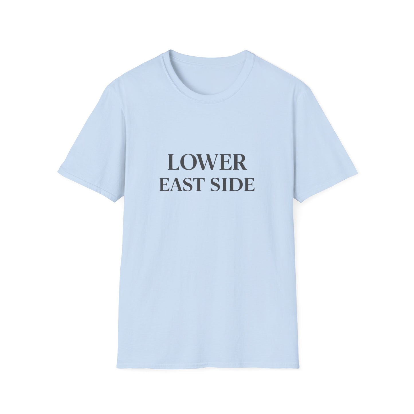 Lower East Side T-Shirt — Minimal NYC Neighborhood Tee