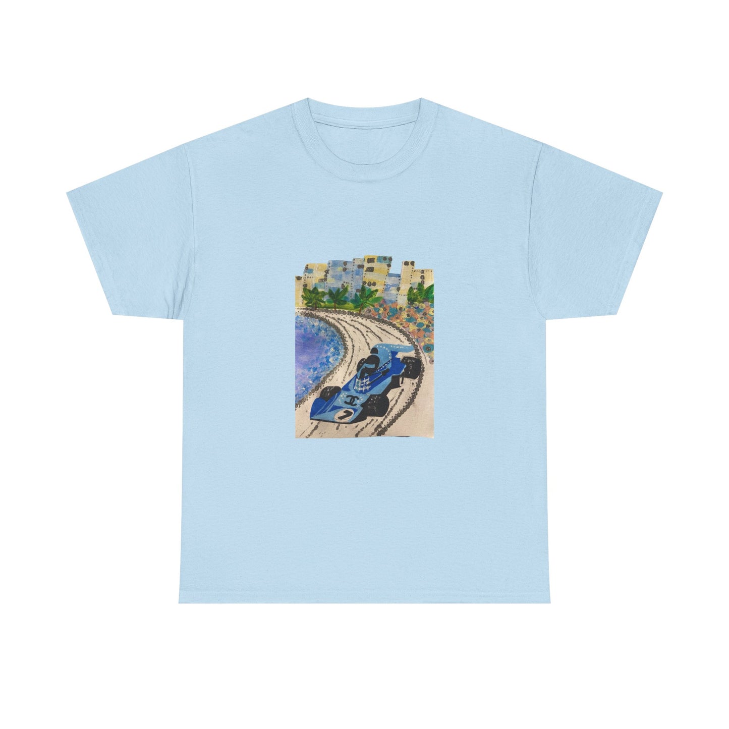 Retro tričko F1 Monako | Ilustrace Vintage Beach Drive