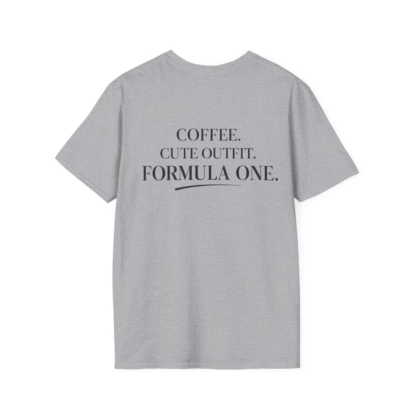 Coffe Cute Outfit Formula One Tee