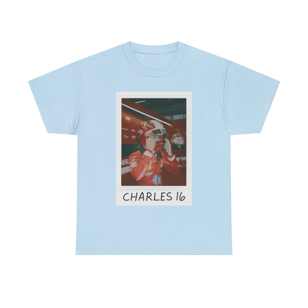 Charles Leclerc 16 F1 Polaroid T-Shirt