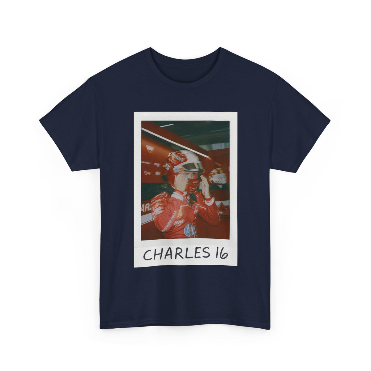 Charles Leclerc 16 F1 Polaroid T-Shirt