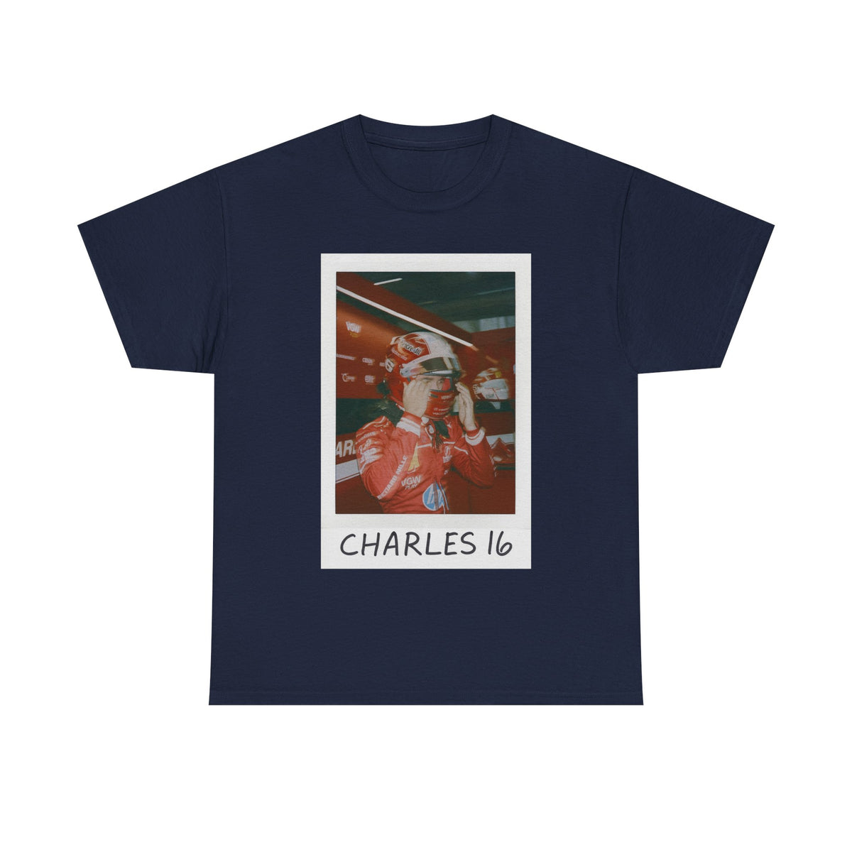 Charles Leclerc 16 F1 Polaroid T-Shirt