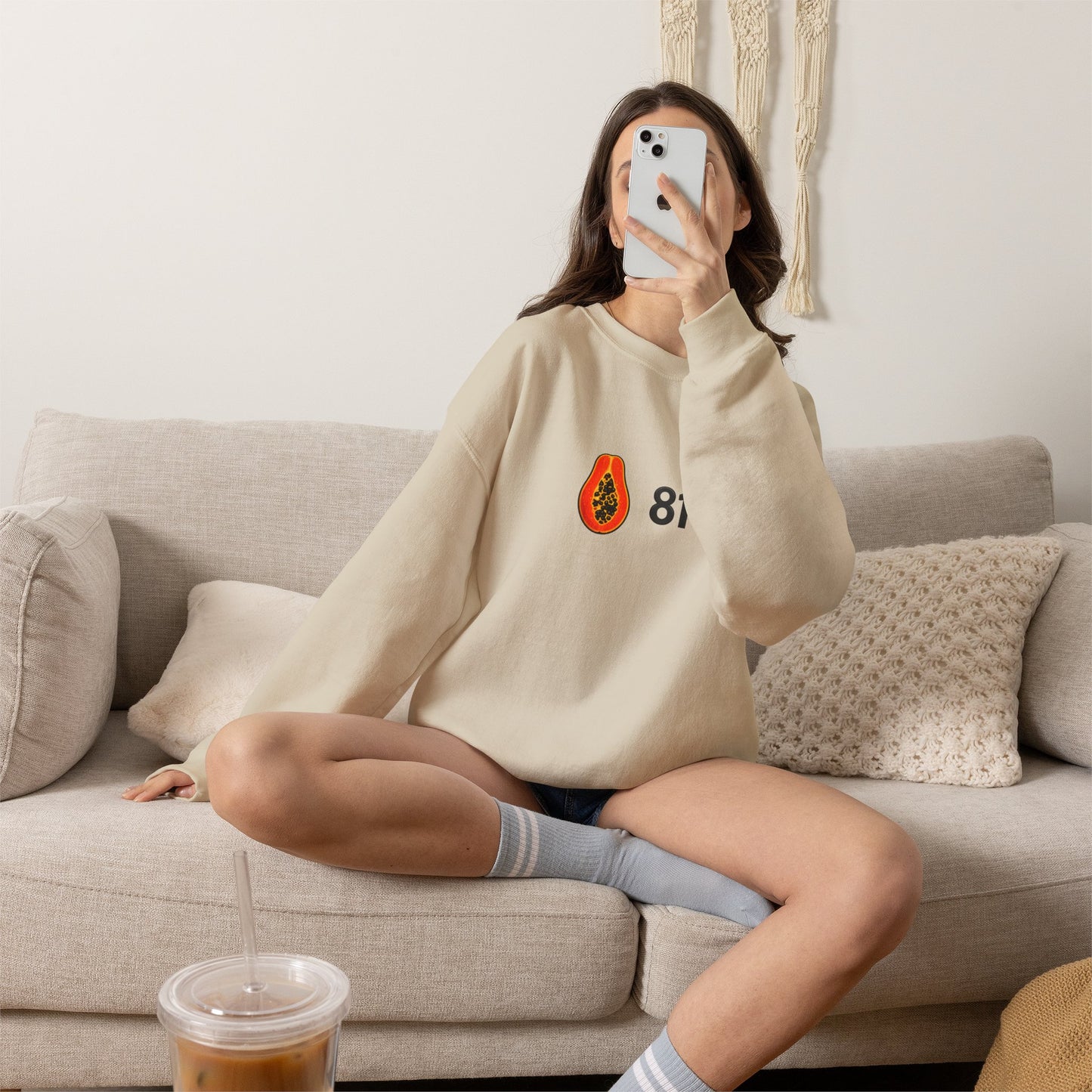 Papaya 81 Crewneck Sweatshirt Oscar Piastri Inspired