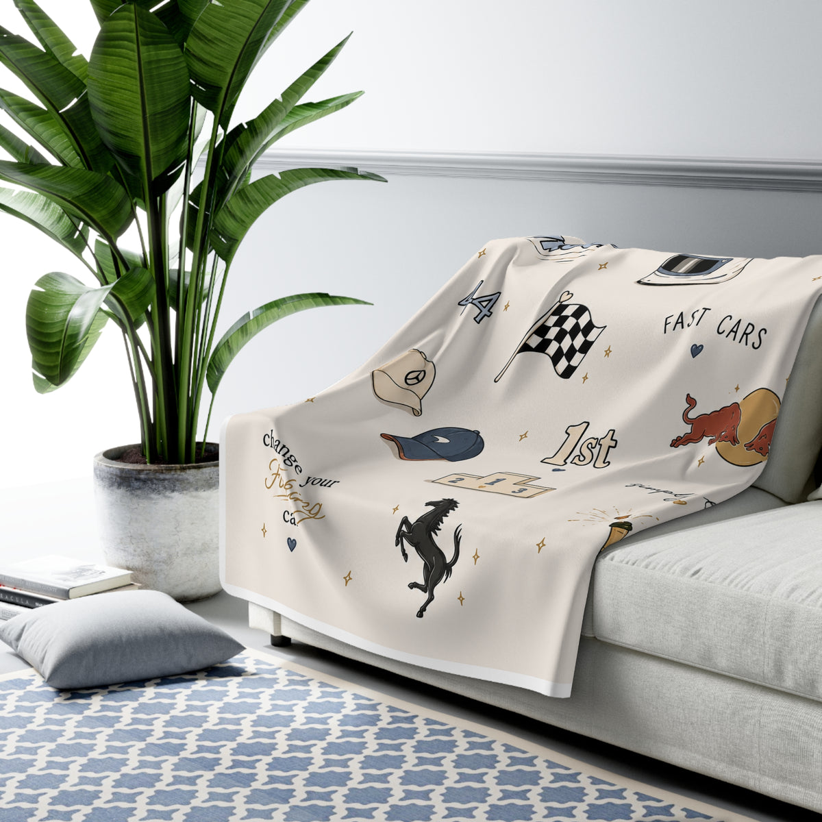 Racing Icons Formula Insprired  (helmet, checkered flag, champagne)