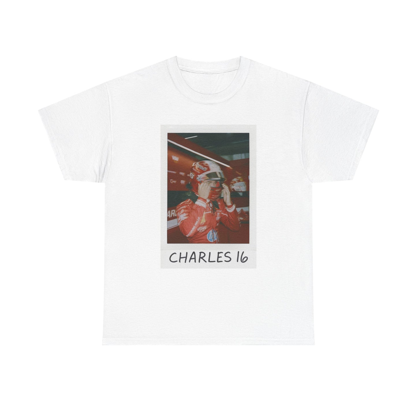 Charles Leclerc 16 F1 Polaroid T-Shirt