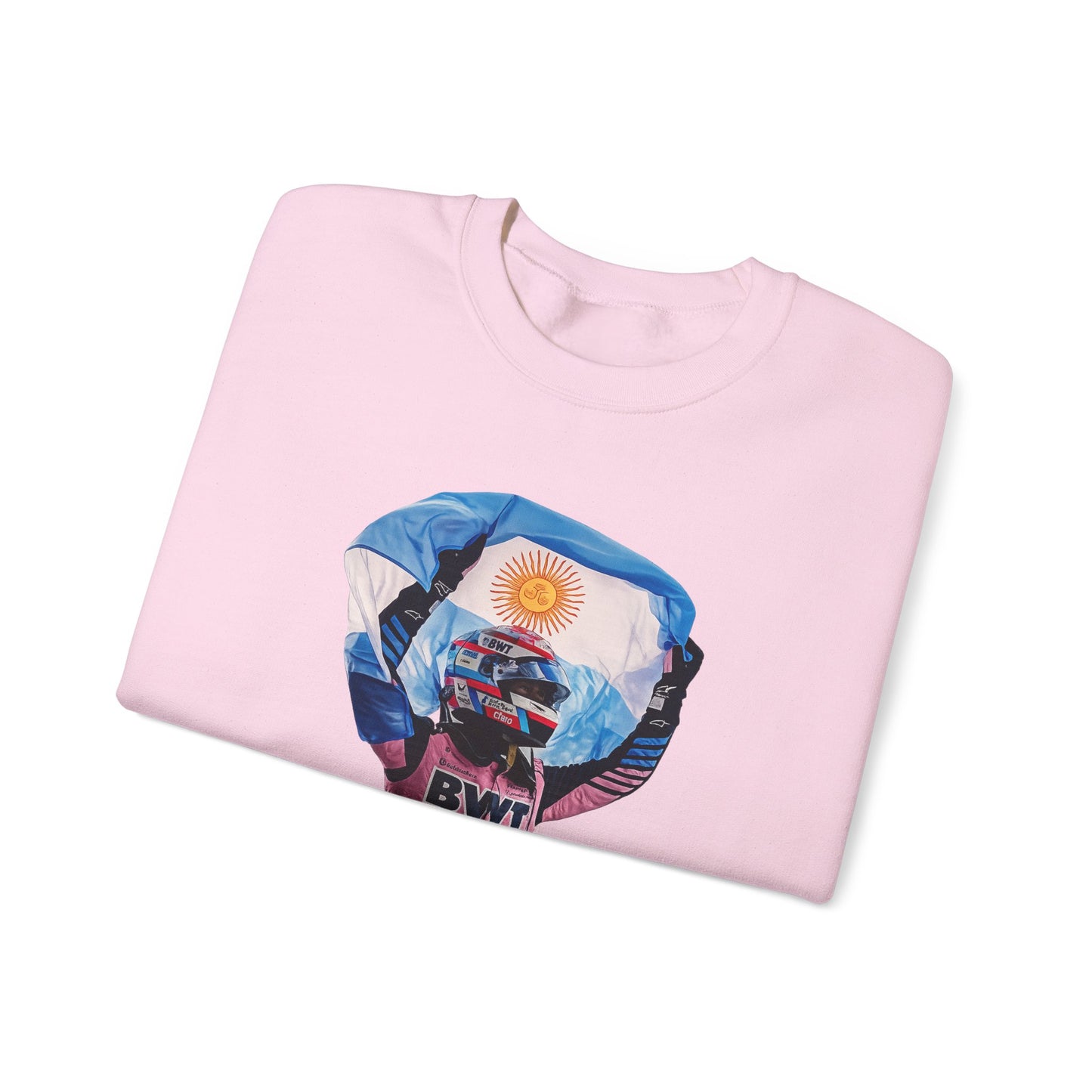 Franco Colapinto With Argentinian Flag Crewneck Sweatshirt