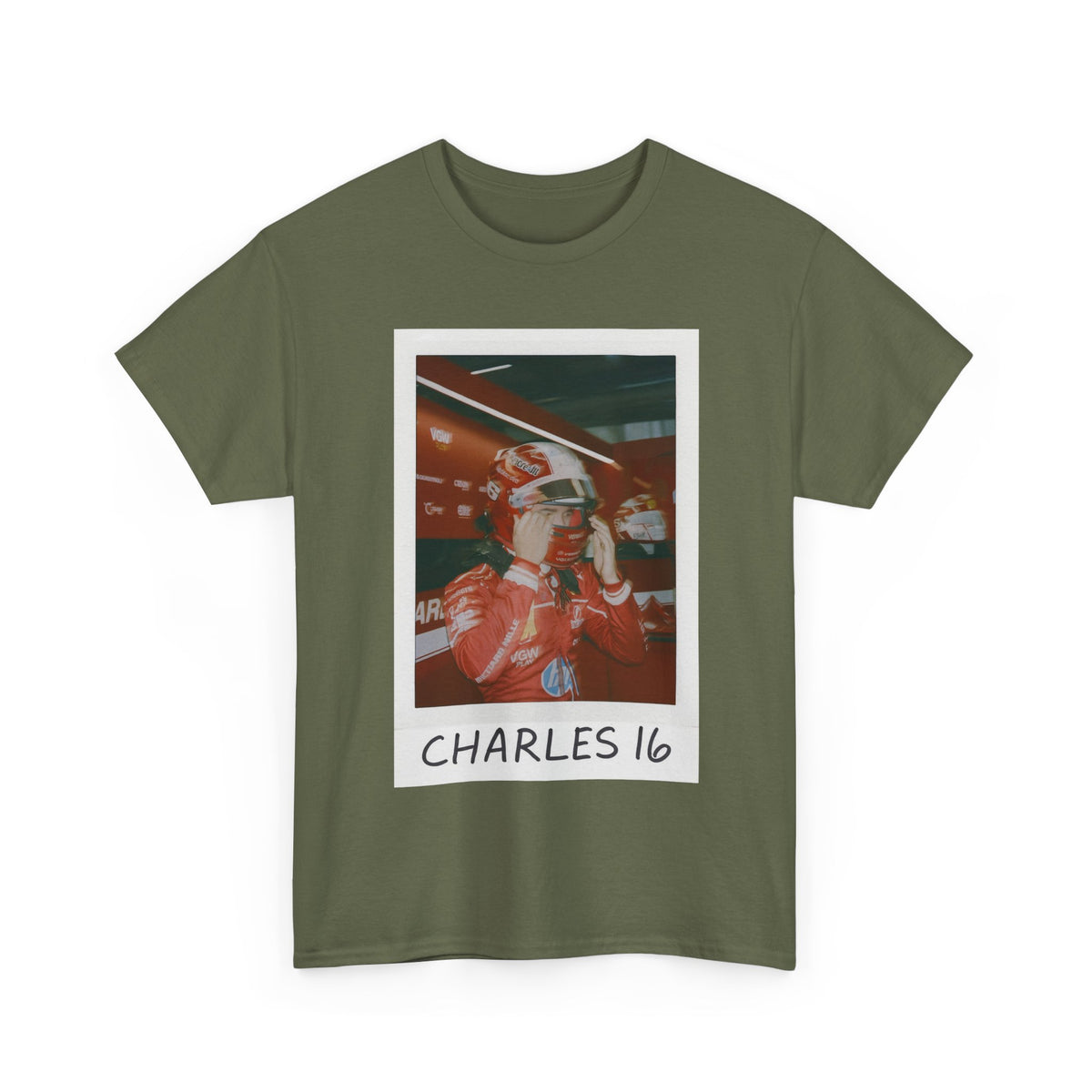 Charles Leclerc 16 F1 Polaroid T-Shirt
