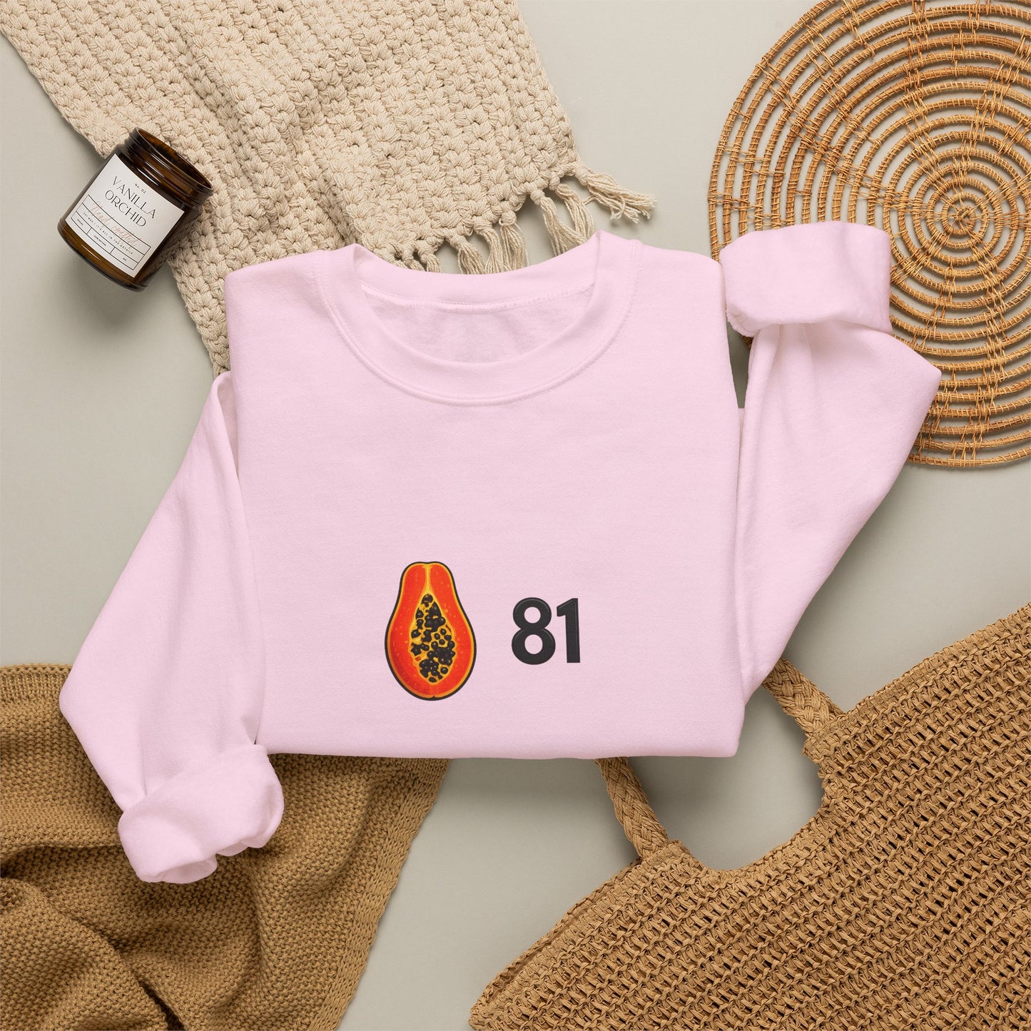 Papaya 81 Crewneck Sweatshirt Oscar Piastri Inspired