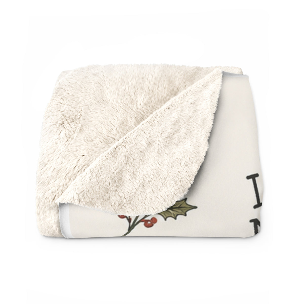 New York Holiday Sherpa Blanket