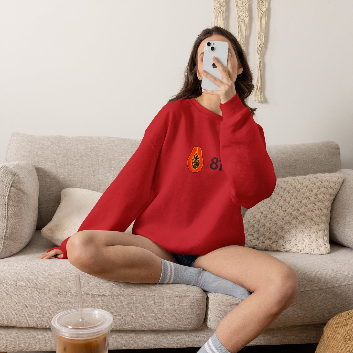Papaya 81 Crewneck Sweatshirt Oscar Piastri Inspired