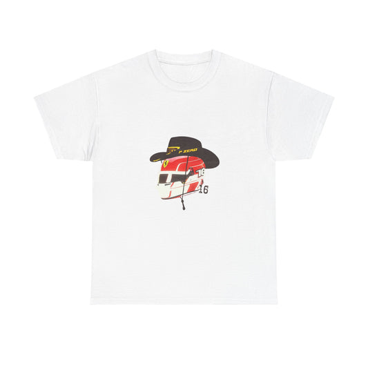 Cowboy Hat Leclerc Inspired Helmet T-Shirt