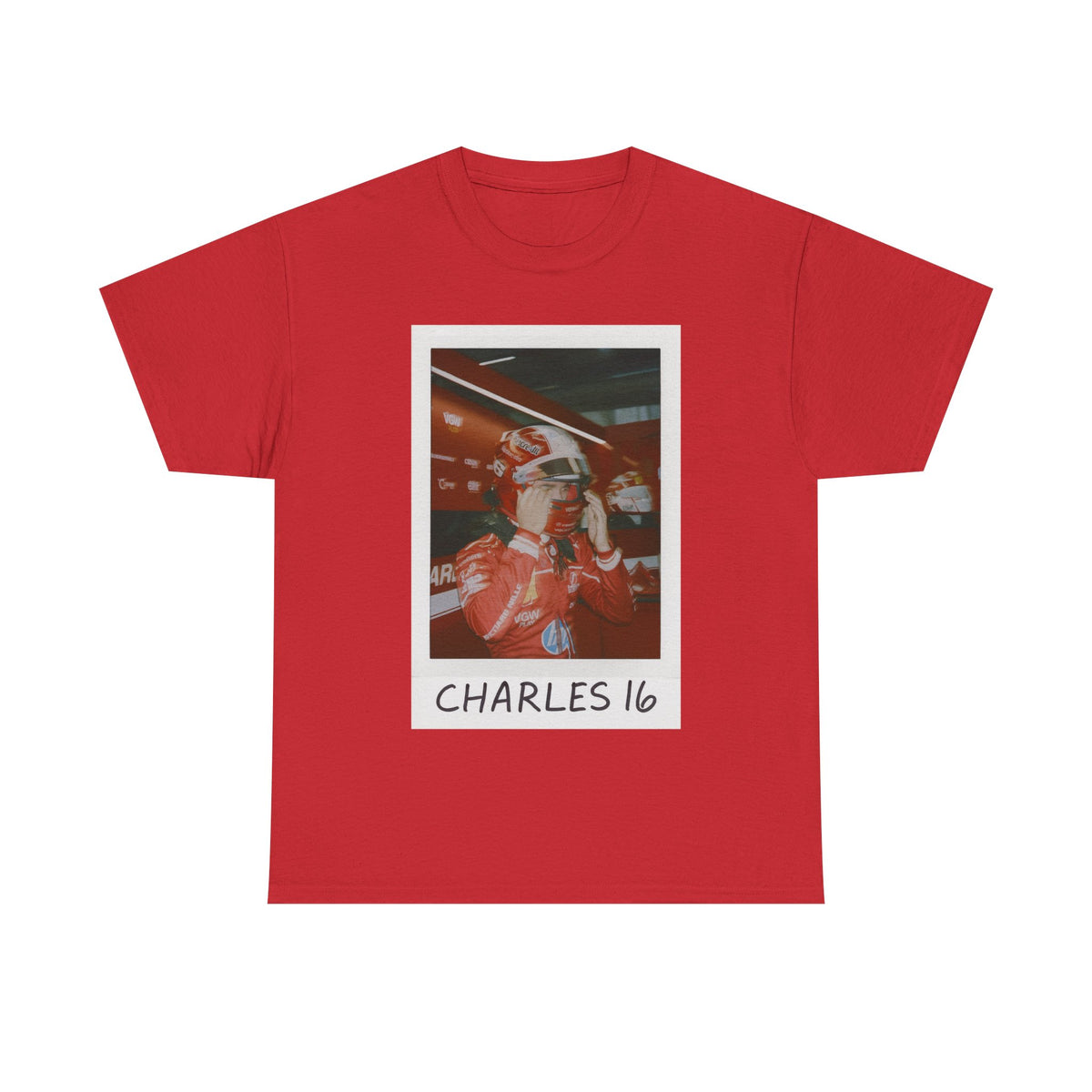 Charles Leclerc 16 F1 Polaroid T-Shirt