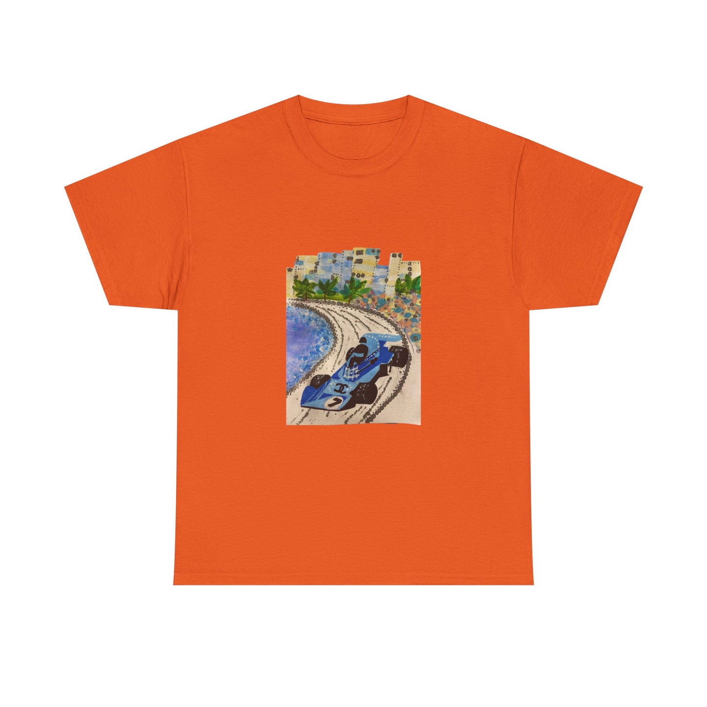 Retro tričko F1 Monako | Ilustrace Vintage Beach Drive