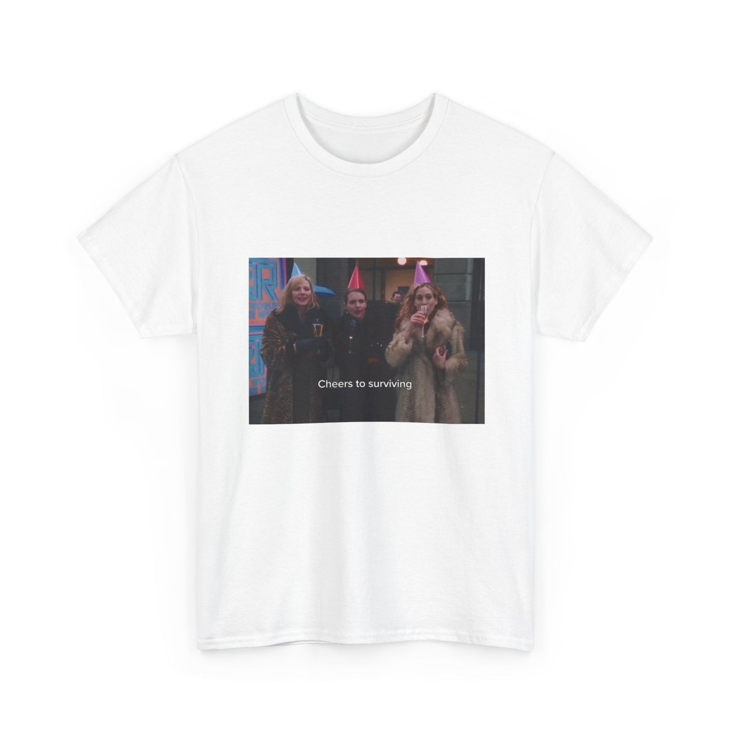 Manhattan Muses Tee "Cheers to Surviving" Tee