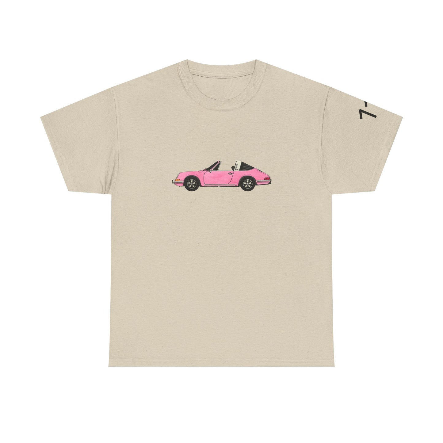 Classic Pink Convertible Car Tee