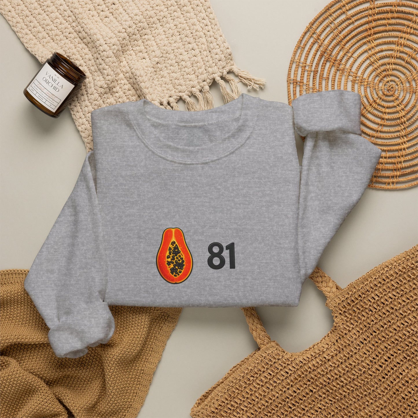 Papaya 81 Crewneck Sweatshirt Oscar Piastri Inspired