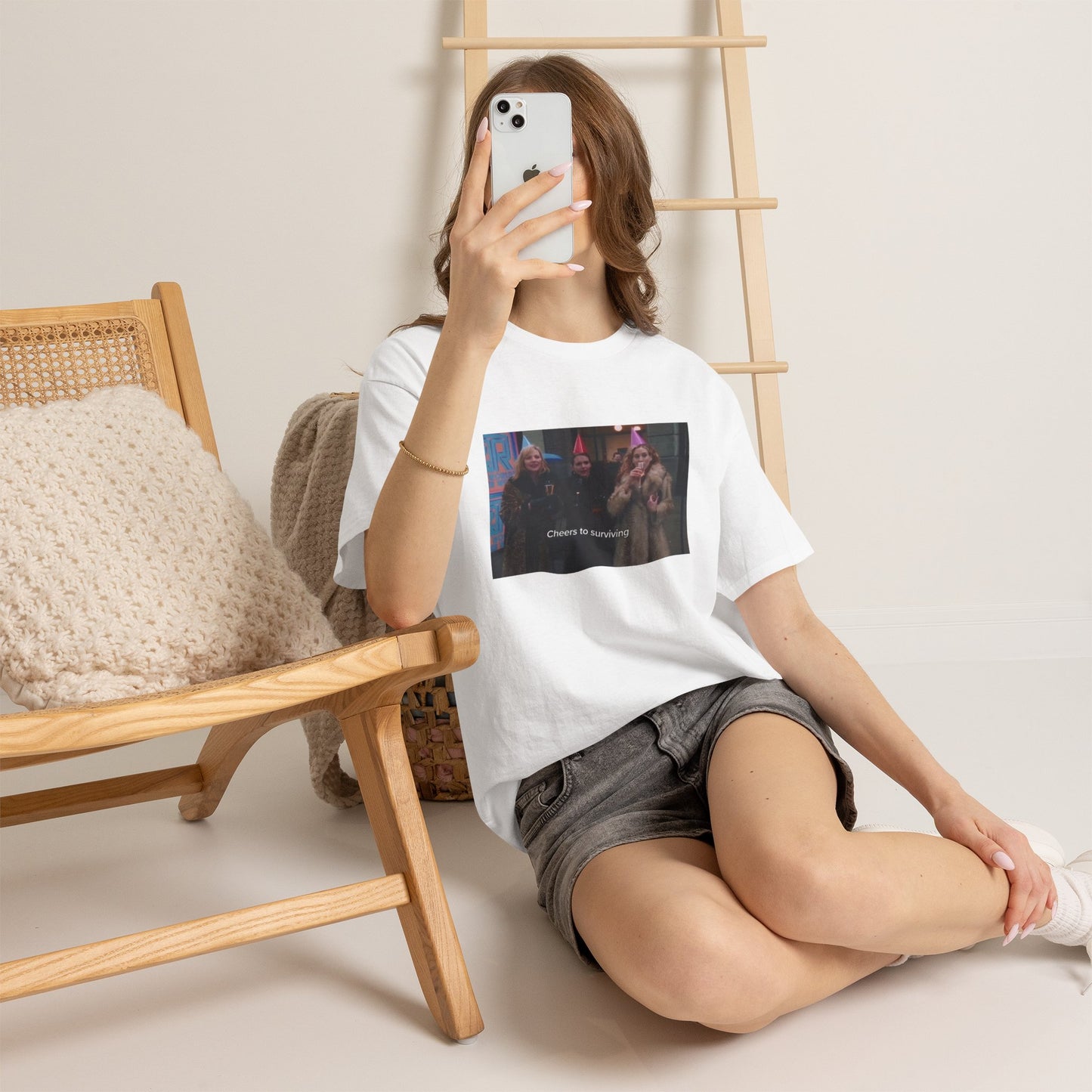 Manhattan Muses Tee "Cheers to Surviving" Tee