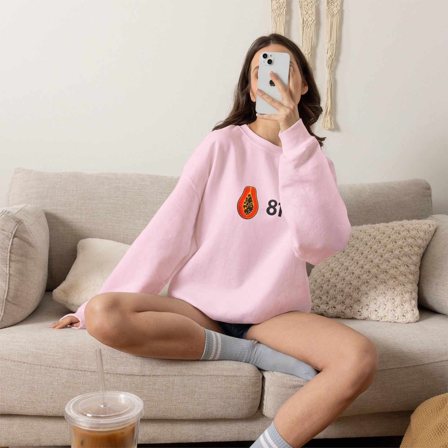 Papaya 81 Crewneck Sweatshirt Oscar Piastri Inspired