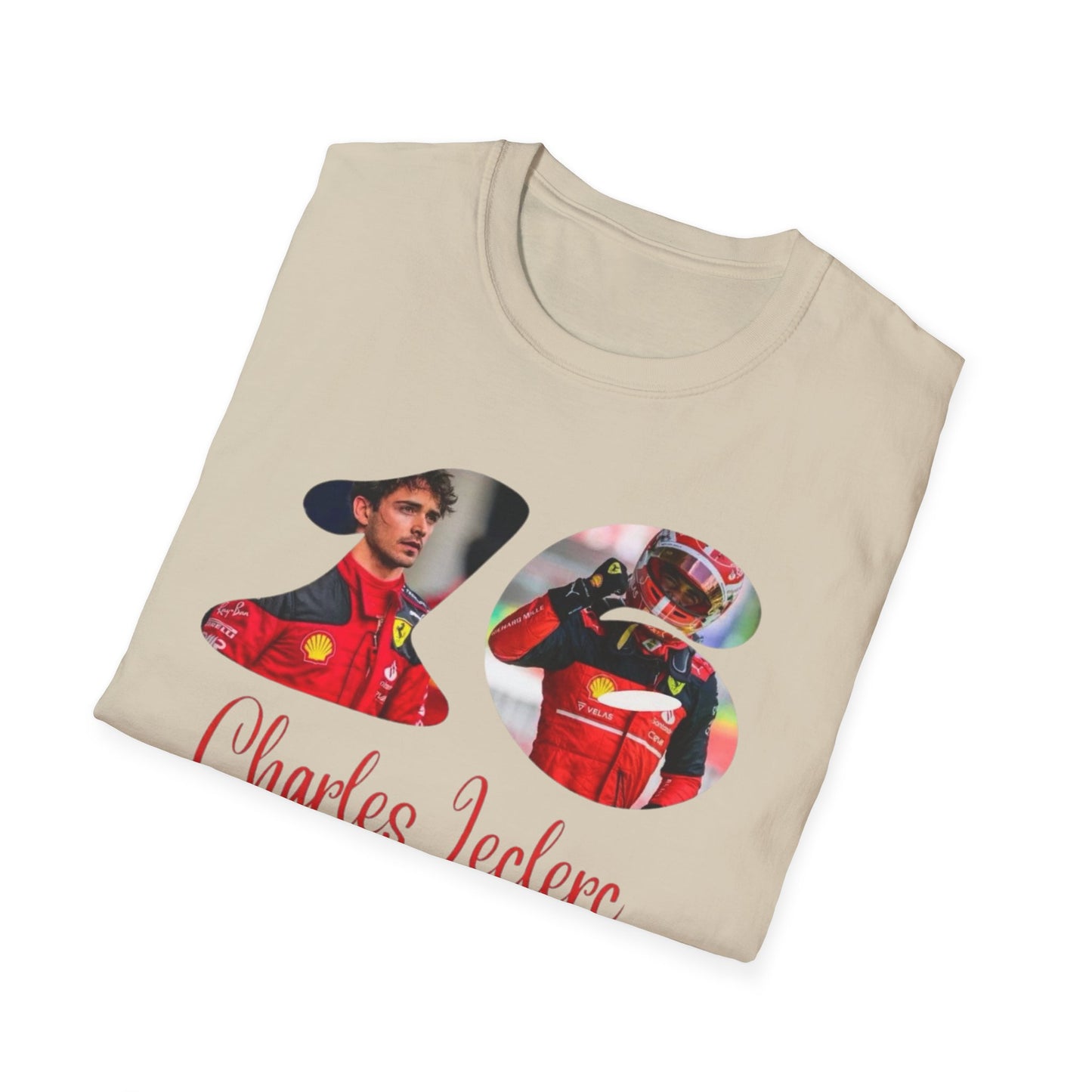 Charles Leclerc Photo Collage T-Shirt | F1 Racing Driver Tee