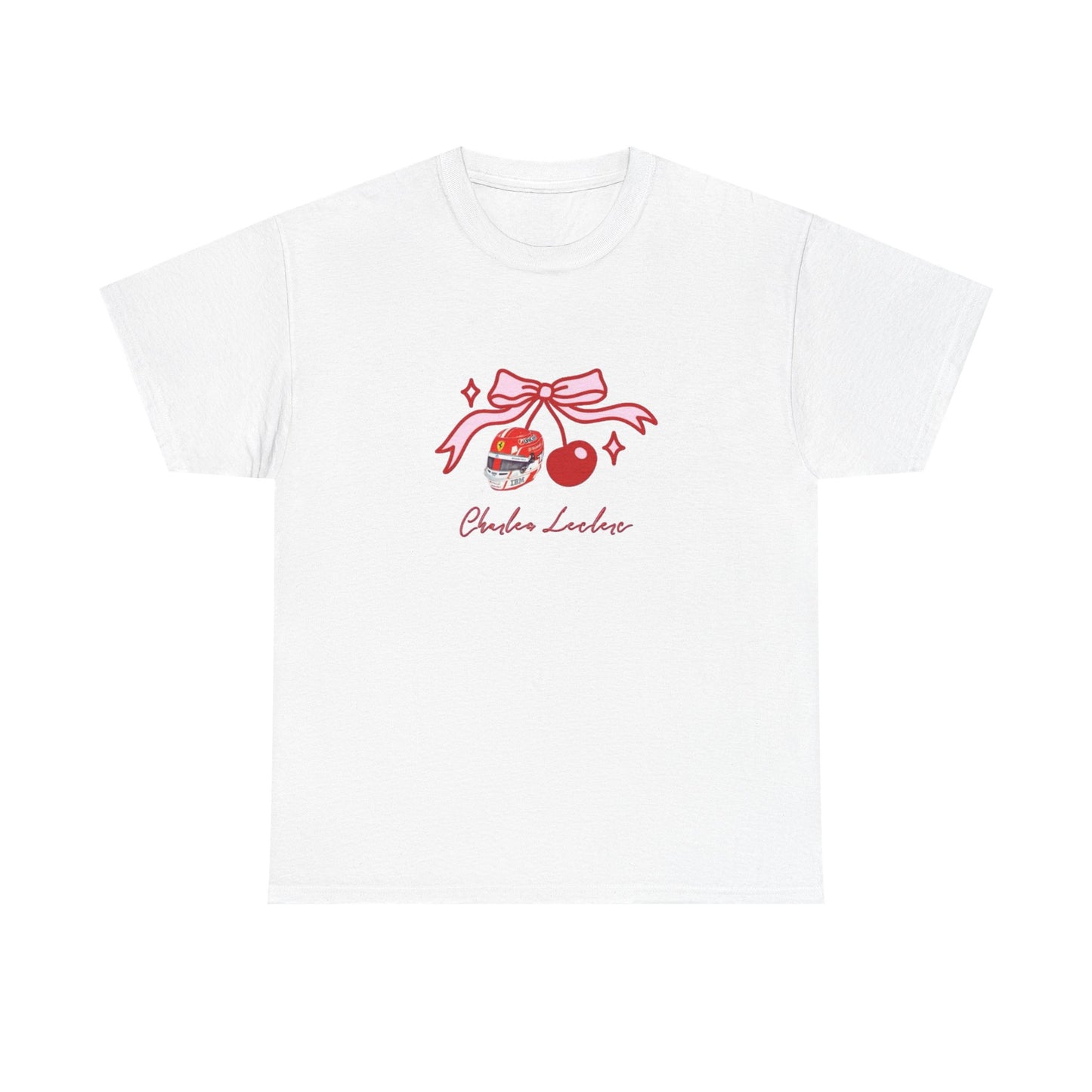 Charles Leclerc Aesthetic Cherry Candy Bow Tee