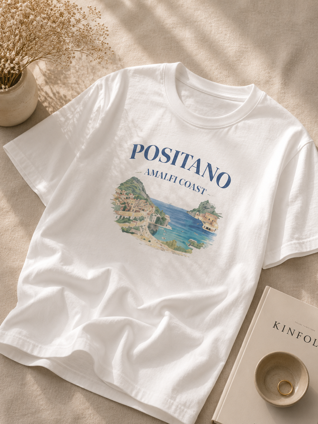 Positano Amalfi Coast Tee — Vintage Coastal Italy Travel T-Shirt