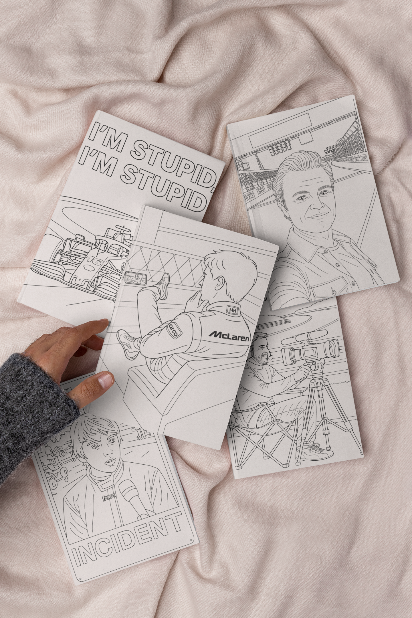 Grand Prix Memes Coloring Book – Funny Formula 1 Coloring Pages